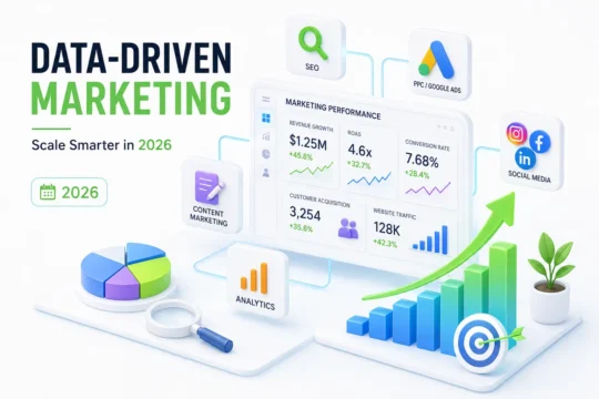 Data-driven marketing agency strategy for scaling business in 2026